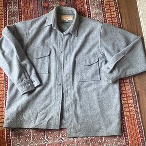Vintage (50's?) Wool "Filson Garment" Men Button down Shacket